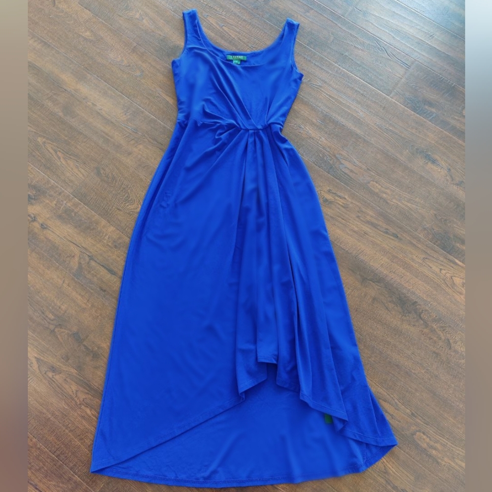 Elegant Blue Maxi Dress
